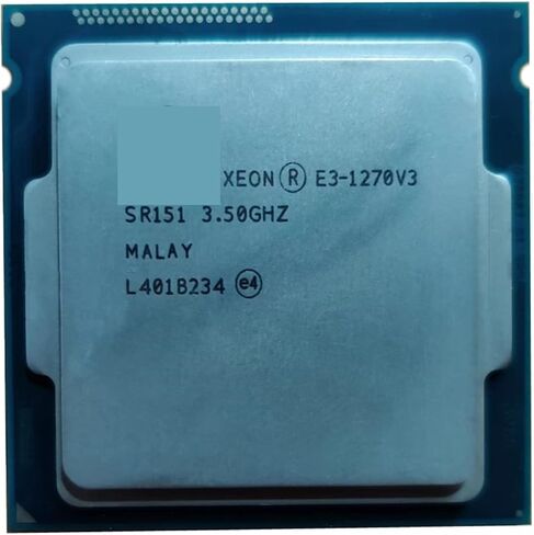Xeon E3-1270 V3 E3 1270 1270v3 3.5 جيجا هرتز رباعي النواة ثمانية موضوع معالج وحدة المعالجة المركزية L2 = 1 متر L3 = 8 متر 80 واط LGA 1150 in Kuwait