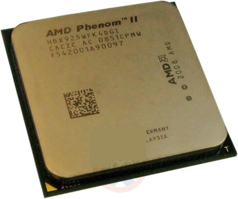 معالج وحدة المعالجة المركزية رباعي النواة ph II X4 925 95 واط 2.8 جيجا هرتز HDX925WFK4DGI/HDX925WFK4DGM مقبس AM3 in Kuwait
