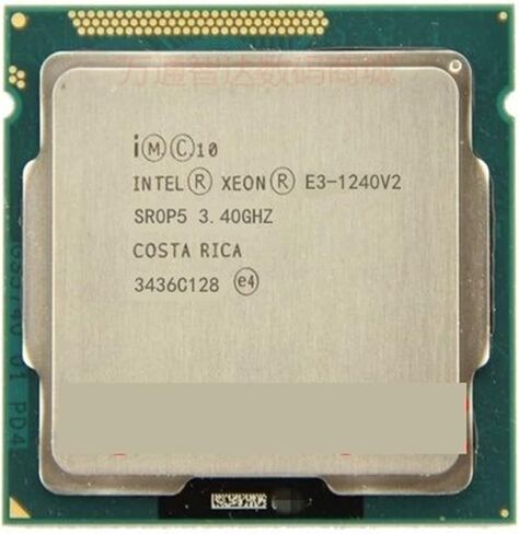 Xeon E3-1240 V2 E3 1240 8M Cache 3.40 GHz SR0P5 LGA1155 معالج وحدة المعالجة المركزية شحن مجاني E3-1240V2 in Kuwait
