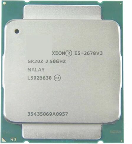 معالج Xeon E5 2678 V3 CPU 2.5G يخدم LGA 2011-3 E5-2678 2678V3 الكمبيوتر المكتبي للوحة الأم X99 in Kuwait