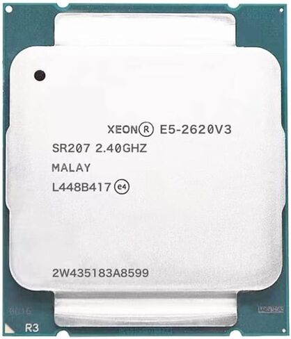 معالج Xeon E5 2620 V3 E5-2620 SR207 2,4 جيجا هرتز 6 c 85 واط مقبس LGA 2011-3 وحدة المعالجة المركزية 2620V3 in Kuwait