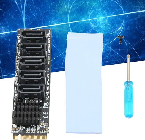 بطاقة محول M.2 إلى SATA3.0 شريحة JMB585 عالية السرعة ومستقرة تدعم محول OS X Llinux M.2 PCIE لـ 5 أجهزة تمديد الرعد in Kuwait