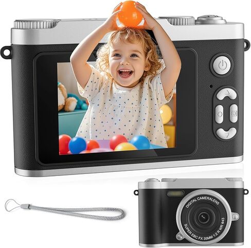 CITALEO Small Digital Camera- 48MP HD 8X Zoom Compact Digital Cameras with 20+ Filters, Mini Digital Camera for Teenagers Students & Pet Camera, 5 Game Camera in Kuwait
