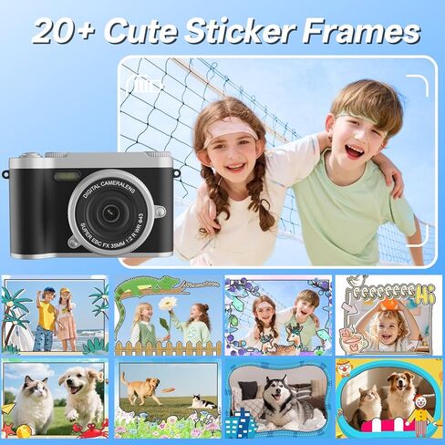 CITALEO Small Digital Camera- 48MP HD 8X Zoom Compact Digital Cameras with 20+ Filters, Mini Digital Camera for Teenagers Students & Pet Camera, 5 Game Camera in Kuwait