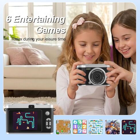 CITALEO Small Digital Camera- 48MP HD 8X Zoom Compact Digital Cameras with 20+ Filters, Mini Digital Camera for Teenagers Students & Pet Camera, 5 Game Camera in Kuwait
