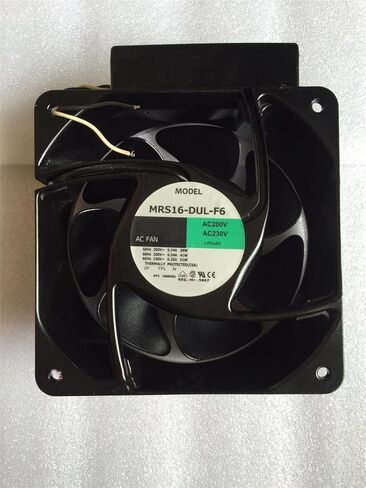 MRS16-DUL-F6 50/60 هرتز 160x160x62 مللي متر 16 سنتيمتر AC200/230V 0.24/0.25A 39/41/51 واط 2-سلك العاكس مروحة التبريد in Kuwait