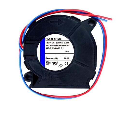 12V RLF35-8/12N 300mA 3.6W 51X15MM توربو منفاخ مروحة 2-سلك RLF35-8/12N/2 in Kuwait