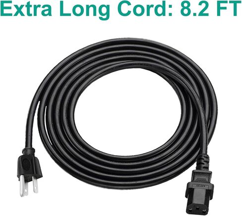 استبدال سلك الطاقة لأونكيو TX-NR616 TX-NR818 TX-NR828 TX-NR838 TX-RZ50 TX-NR7100 TX-RZ70 TX-NR809 TX-NR808 TX-NR807 TX-SR806 TX-SR805 TX-NR929 TX-NR906 استقبال AC 8.2ft 3 كابل الشق C13 in Kuwait