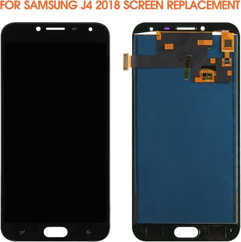 شاشة بديلة لشاشة Samsung Galaxy J4 2018 لشاشة Samsung J400 LCD SM-J400G، SM-J400F، SM-J400M أجزاء إصلاح مجموعة التحويل الرقمي التي تعمل باللمس (أسود) in Kuwait
