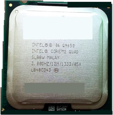 معالج Lntel c 2 Duo Q9650 رباعي (3.0 جيجا هرتز / ذاكرة تخزين مؤقت 12 ميجا بايت / FSB 1333) وحدة المعالجة المركزية LGA 775 المكتبية in Kuwait