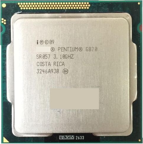 معالج P G870 3.1G CPU ثنائي النواة LGA 1155 2 يعمل بشكل صحيح على سطح المكتب in Kuwait