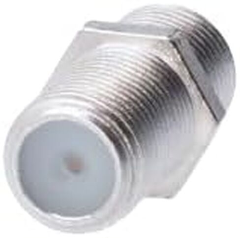 Cctv4Less F81 F-Type أنثى إلى أنثى مقرنة، 4 جيجا هرتز RG6 محوري وصلة تمديد موصل للتلفزيون والأقمار الصناعية - 20 حزمة in Kuwait