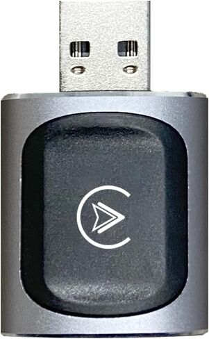 AuroraLink JC015 محول CarPlay اللاسلكي 2 في 1 - ترقية 2026، التوصيل والتشغيل، اتصال فائق السرعة 5.8 جيجا هرتز، تجربة تشبه OEM لسيارات CarPlay السلكية في المصنع (موديلات 2016+، iOS 10+) in Kuwait