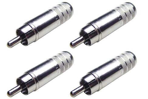 Switchcraft (4 Pack 3502A Long Body Cable End RCA Male Plug, Solder Terminals in Kuwait