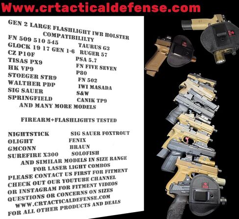جنرال 2 حجم كبير لـ WML NIGHTSTICK STREAMLIGHT OLIGHT FLASHLIGHT OPTI in Kuwait