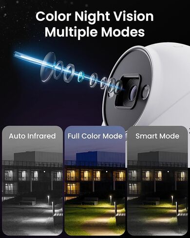 نظام كاميرا أمان Loocam POE 4K - 4 قطع كاميرات IP Dome رؤية ليلية ملونة، نظام أمان NVR 8CH 8MP مع محرك أقراص ثابتة 2 تيرابايت، صوت ثنائي الاتجاه، اكتشاف الشخص/المركبة بالذكاء الاصطناعي لنظام كاميرا تسجيل 24/7 in Kuwait
