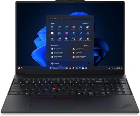 كمبيوتر محمول Lenovo ThinkPad E16 Gen 3 مع معالج AMD Ryzen 7 250، وشاشة لمس WUXGA IPS مقاس 16 بوصة، وذاكرة DDR5-5600MT/s سعة 16 جيجابايت، وذاكرة تخزين 1 تيرابايت، وكاميرا FHD IR Hybrid، وقارئ FP، ونظام التشغيل Windows 11 Pro in Kuwait