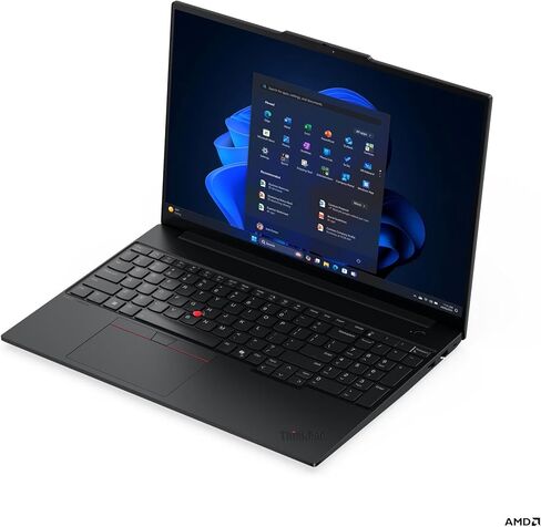 كمبيوتر محمول Lenovo ThinkPad E16 Gen 3 مع معالج AMD Ryzen 7 250، وشاشة لمس WUXGA IPS مقاس 16 بوصة، وذاكرة DDR5-5600MT/s سعة 16 جيجابايت، وذاكرة تخزين 1 تيرابايت، وكاميرا FHD IR Hybrid، وقارئ FP، ونظام التشغيل Windows 11 Pro in Kuwait