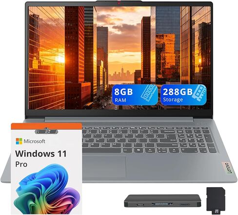 لاب توب لينوفو ايديا باد سليم 3 مقاس 15.6 بوصة مضاد للوهج فل اتش دي، معالج انتل N150، انتل جرافيك، ذاكرة وصول عشوائي 8 جيجا، تخزين 288 جيجا (128 جيجا UFS+160 جيجا قاعدة تركيب)، عمر بطارية طويل، واي فاي 6، ويندوز 11 برو، رمادي in Kuwait