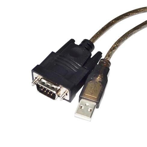 CH340 CHIP USB to RS232C D-SUB 9 PIN DB9 Male Adapter Converter Serial Communication Cable(1.8m,Gray) in Kuwait