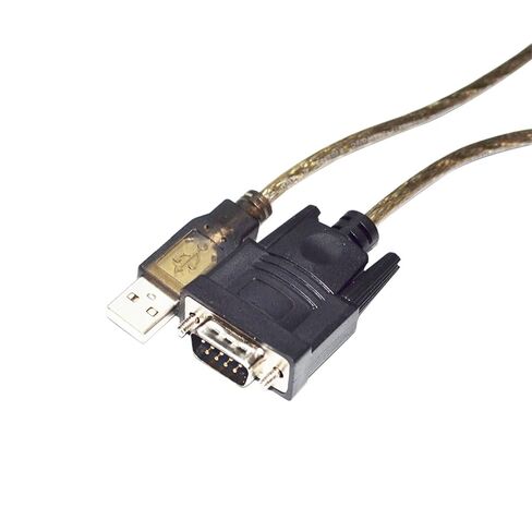 CH340 CHIP USB to RS232C D-SUB 9 PIN DB9 Male Adapter Converter Serial Communication Cable(1.8m,Gray) in Kuwait
