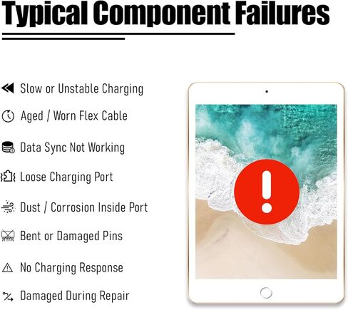 استبدال منفذ الشحن لجهاز iPad Air 2024 الجيل السادس 13 بوصة كابل مرن لمنفذ الشاحن لجهاز iPad Air 2024 استبدال وحدة موصل قفص الاتهام متوافق مع: A2898 A2899 A2900 (رمادي فلكي) in Kuwait
