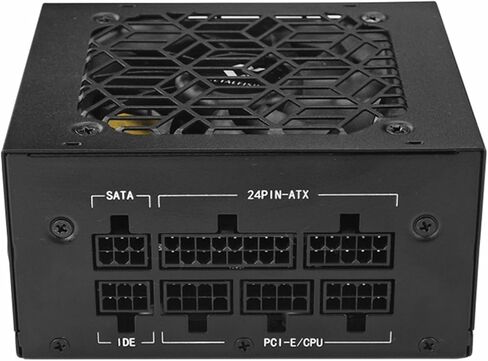 80Plus 500/600W PSU هيكل إمداد الطاقة الأسود حافظة كمبيوتر صغيرة مدخلات 100/240 فولت in Kuwait
