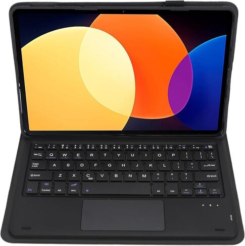حافظة لوحة مفاتيح للكمبيوتر اللوحي Mi Pad 5 و5 Pro، حافظة لوحة مفاتيح للكمبيوتر اللوحي مقاس 11 بوصة مع لوحة مفاتيح مغناطيسية قابلة للفصل، وفتحة قلم مغناطيسي، وحافظة غطاء للكمبيوتر اللوحي (أسود) in Kuwait