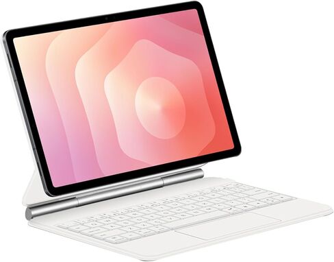 Keyboard Case for Samsung Galaxy Tab S11 11" 2025, Magnetic Floating Cantilever Stand, Ultra-Slim Protective Case with Backlit Keyboard, Multi-Touch Trackpad,White in Saudi Arabia
