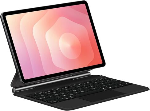 Keyboard Case for Samsung Galaxy Tab S11 11" 2025, Magnetic Floating Cantilever Stand, Ultra-Slim Protective Case with Backlit Keyboard, Multi-Touch Trackpad,White in Saudi Arabia