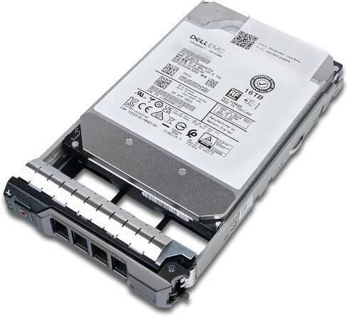 محرك الأقراص الصلبة Dell 16TB 7.2K RPM SAS 12Gb/s 512e 3.5in Enterprise PowerEdge لـ R730 R720 R710 R520 R530 R630 R430 T630 T710 R220 R720XD R510 R530XD R730XD 0HNHWC G13 (متجدد) in Kuwait