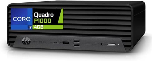 كمبيوتر HP ProDesk 400 G9 SFF، Intel Core i9-12900KF، ذاكرة وصول عشوائي 32 جيجابايت، 1 تيرابايت NVMe SSD، Nvidia Quadro P1000 4 جيجابايت، DP/HDMI/USB-C، شبكة Wi-Fi مدمجة، بلوتوث، Windows 11 Pro Business PC in Kuwait