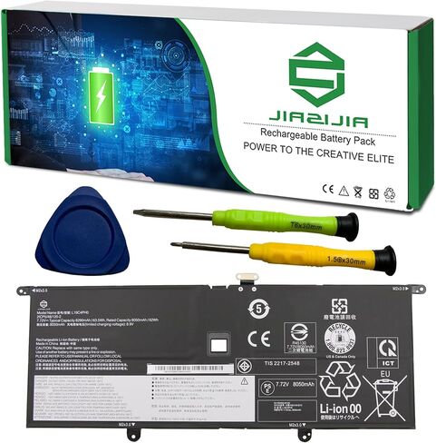 استبدال بطارية الكمبيوتر المحمول L19C4PH0 لجهاز Lenovo Ideapad Slim 9-14ITL05 Series Notebook SB10Y75087 5B10Y75089 L19M4PH0 SB10Y75088 5B10Y75090 أسود 7.72 فولت 63.5 وات 8290 مللي أمبير في الساعة in Kuwait