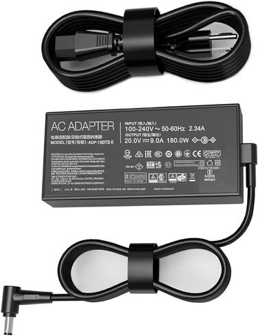 180W Charger Compatible with Asus Tuf Gaming F15 FX505D FX505DD FX505DT FX505DU FX505DY FX505G FX506LU FX506IV FX506IU FX506II FX506IH FX506H FX506L FX506HF FX506LH FX506LI FX506H FX506L Laptop in Kuwait