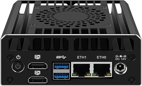 كمبيوتر مكتبي صغير قوي من KINGDEL N100 يصل إلى 3.40 جيجا هرتز، 8 جيجا بايت DDR5 RAM 128 جيجا بايت NVMe SSD، جدار حماية 2 x i226V 2.5 جيجا بايت LAN، 2 * شاشة مزدوجة عالية الدقة 4K 2xUSB3.2 Gen2 10 جيجابت في الثانية in Kuwait