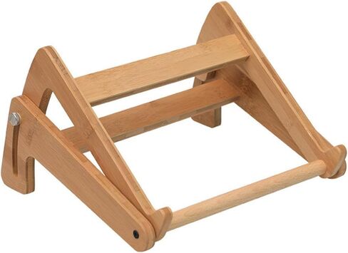 Vaguelly Wooden Laptop Stand Adjustable Cooling Rack Holder for 13-15.6 Inch Notebooks Portable Computer Riser Suitable for Home Office Use in Kuwait