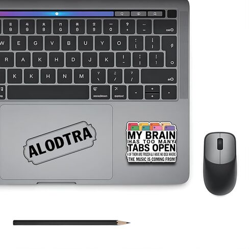 (3PCS) My Brain Has Too Many Tabs Open ADHD Vinyl Sticker Pack Durable Waterproof Stickers for Laptop Water Bottle Car Bumper Phone Case in Saudi Arabia