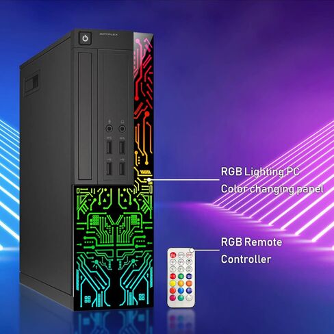 الكمبيوتر المكتبي الصغير طراز Optiplex من Dell (SFF) | رباعي النواة إنتل i5 (3.2 جيجا هرتز) | ذاكرة وصول عشوائي DDR3 سعة 16 جيجابايت | 512 جيجا اس اس دي | جيفورس جي تي 1030 2 جيجا GDDR5 | لوحة مفاتيح وماوس للألعاب RGB | Windows 11 HDMI (متجدد) in Kuwait