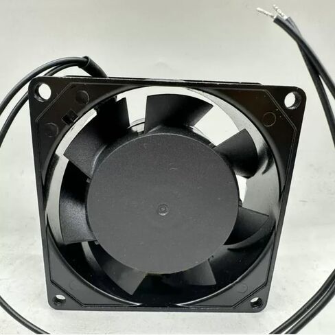 BT220 8038B2HL AC 220/240V 0.11A 18W 80x80x38mm مروحة تبريد بسلكين in Kuwait