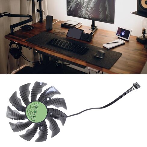 T129215SU 87mm Graphics Card Cooling Fan Replacement for 980Ti 390X 390 1060 1080 1070 1070Ti 480 580 GPU Cooling Fan in Kuwait