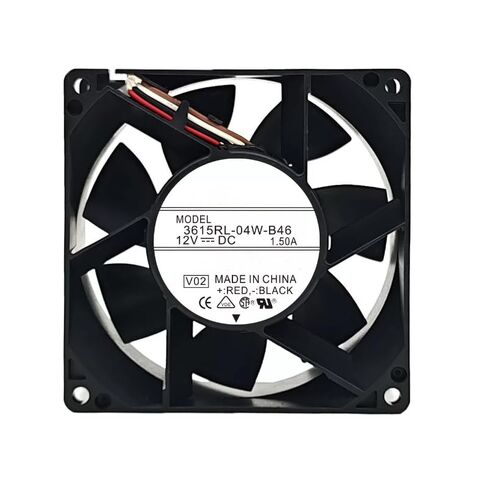 3615RL-04W-B46 DC 12V 1.50A 90x90x38mm 4-Wire Cooling Fan in Kuwait