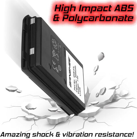 Banshee FNB-V57 FNB-V67Li Battery fits YAESU VX-120 VX-170 VX-210 VX-400 VX-410 2000mah in Kuwait