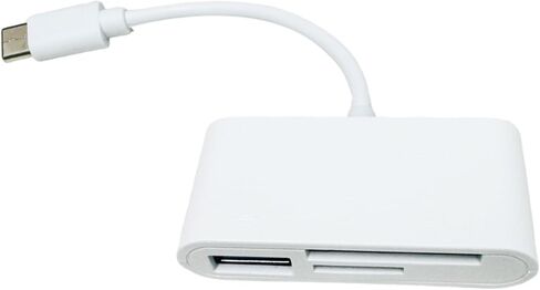 قارئ بطاقة الذاكرة ذو 3 فتحات USB C لمحول TF مع منفذ USB لملحقات الهاتف المحمول والكاميرا والكمبيوتر المحمول من النوع C in Kuwait