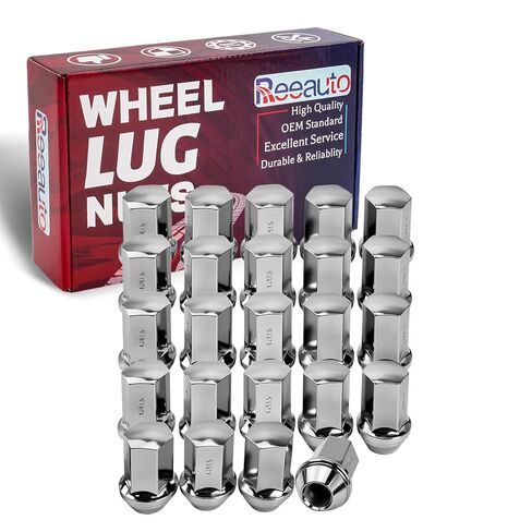 M14x1.5 Lug Nuts Replacement for Silverado Tahoe Suburban Tahoe Suburban Escalade XT5 XT6, 24 Pcs 7/8 Hex 1.77 Inch OEM Factory Style Large Acorn Seat Lug Nuts in Saudi Arabia