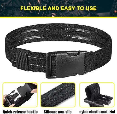 2 Pack EDC Tactical Leg Strap, Thigh Strap Belt for Leg Holster for Hunting & Outdoor EDC Leg Holder with Quick-Release Buckle, Tactical Thigh Strap Leg Belt for Men Women in Kuwait