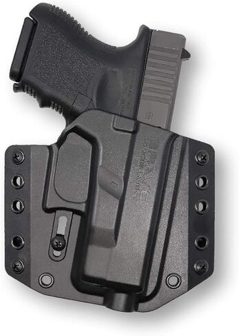 حافظة لـ Glock 26 27 33 - حافظة OWB للحمل المخفي/تناسب مخصص لبندقيتك - خارج حزام الخصر - الراحة والإخفاء - EDC - حافظة البندقية in Kuwait