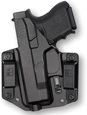 حافظة لـ Glock 26 27 33 - حافظة OWB للحمل المخفي/تناسب مخصص لبندقيتك - خارج حزام الخصر - الراحة والإخفاء - EDC - حافظة البندقية in Kuwait