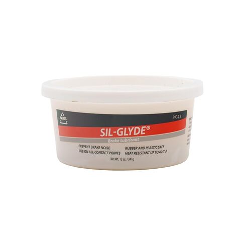 SIL-Glyde 12 أونصة من مادة تشحيم مجموعة الفرامل المصنوعة من السيليكون للقضاء على صرير فرامل القرص - مقاوم للرطوبة، ومقاوم للحرارة، وواقي من الصدأ والتآكل in Kuwait