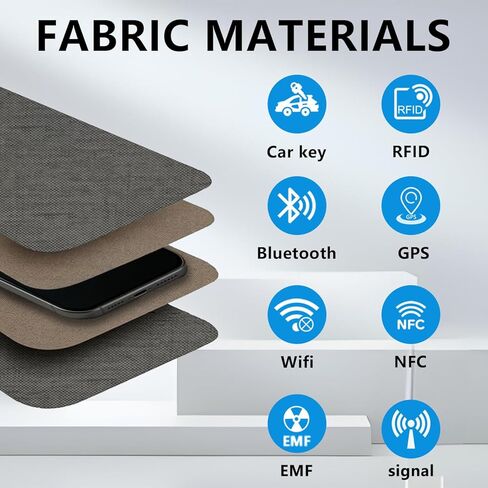 حقائب فاراداي للهواتف ومفاتيح السيارة، عبوتان، حافظة حجب الإشارة، حافظة هاتف RFID، حقائب داكنة للهواتف المحمولة، مضادة للسرقة ومضادة للتتبع in Kuwait