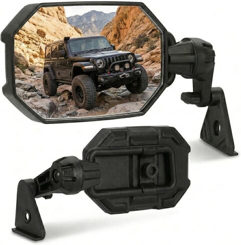 أبواب مرايا جيب SUNPIE متوافقة مع أبواب جيب رانجلر JK JKU 2 أبواب و4 أبواب 2007 2008 2009 2010 2011 2012 2013 2014 2015 2016 2017 2018، مرايا جيب JK قابلة للتعديل مقاومة للصدمات in Saudi Arabia